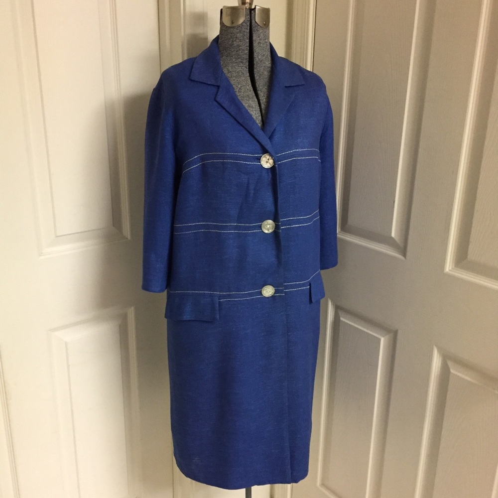 VINTAGE dress JACKET 💙 - Picture 2 of 8